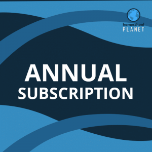 Homeschool Planet annual subscription button