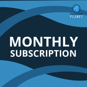 Homeschool Planet monthly subscription button