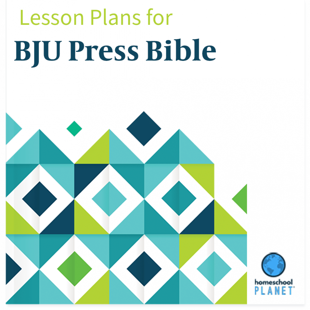 BJU Press Bible Homeschool Online Lesson Plans