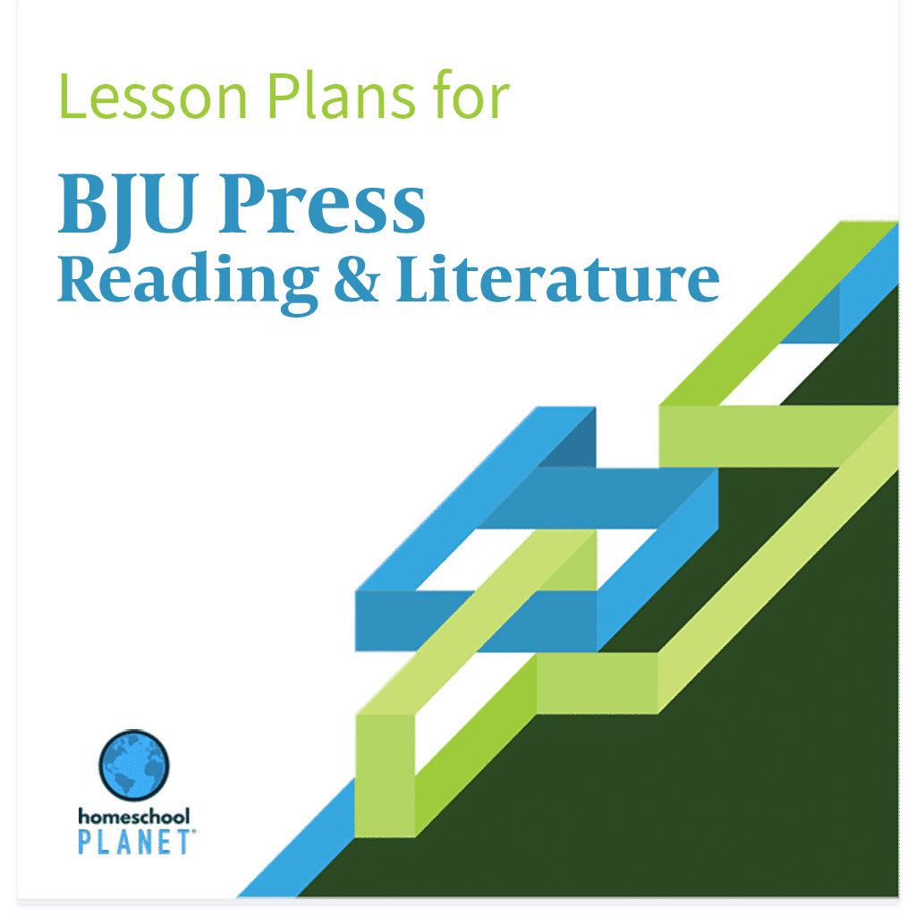 BJU Press Reading and Literature Lesson Plans Homeschool