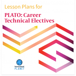 PLATO Electives lesson plan button for homeschool planet