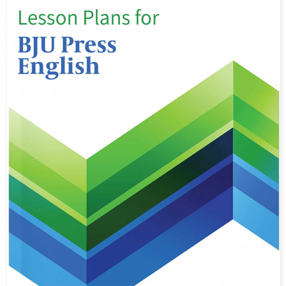 BJU Press English Lesson Plans Homeschool
