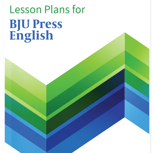 BJU Press English Lesson Plans Homeschool