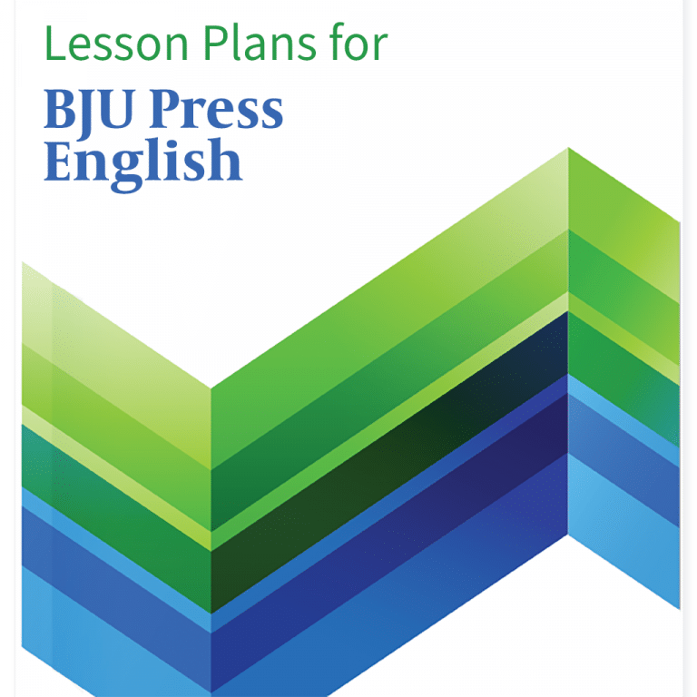 BJU Press English lesson plan button for Homeschool Planet