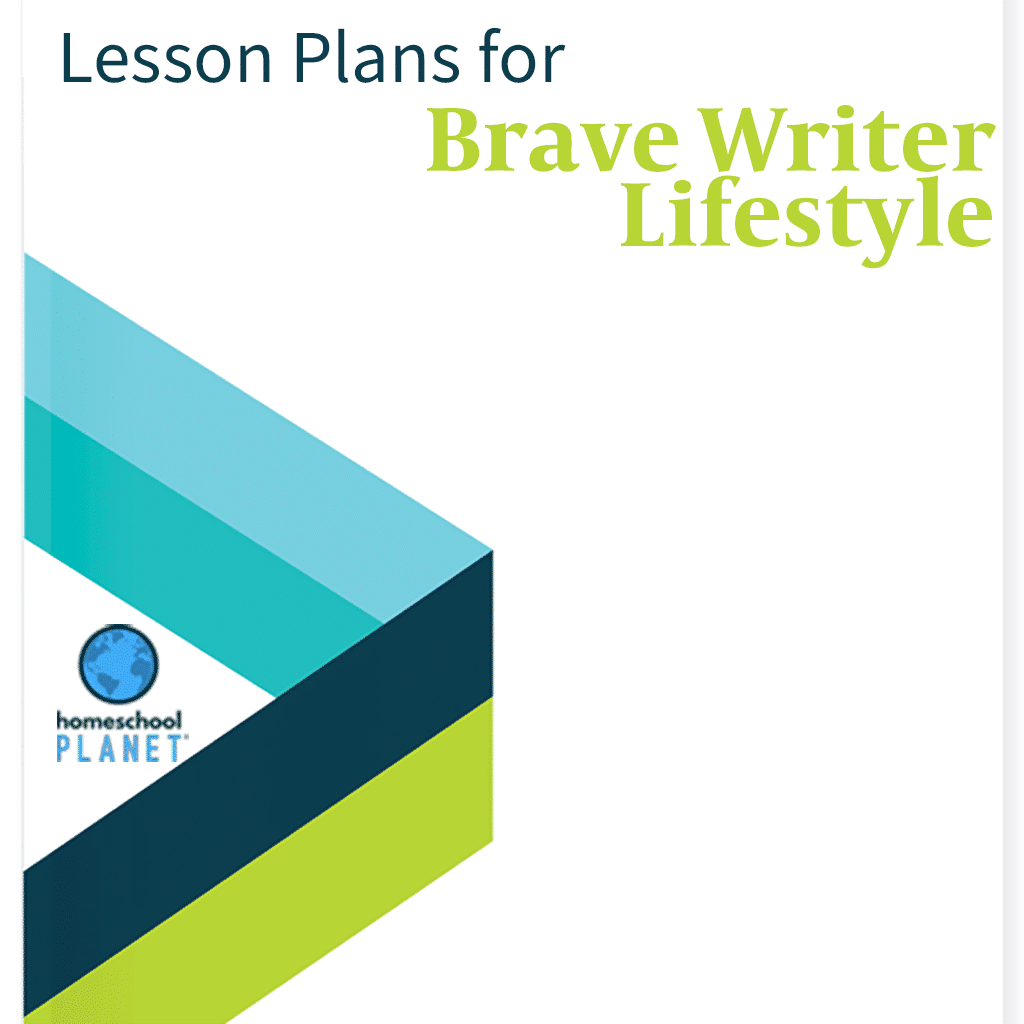 Brave Writer Lifestyle lesson plan button for homeschool planet