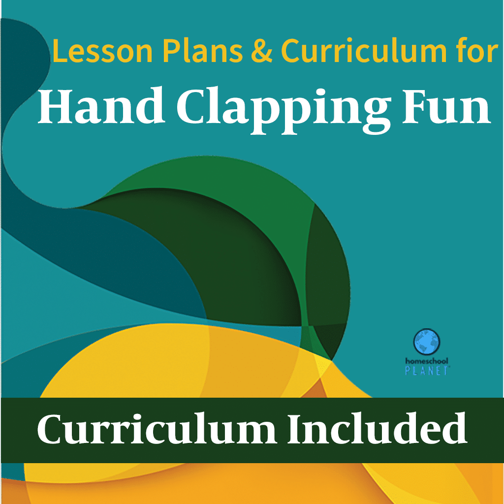 Homeschool Planner Hand Clapping Fun lesson plans and curriculum button