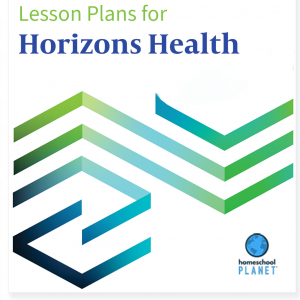 Horizons Health lesson plan button for homeschool planet