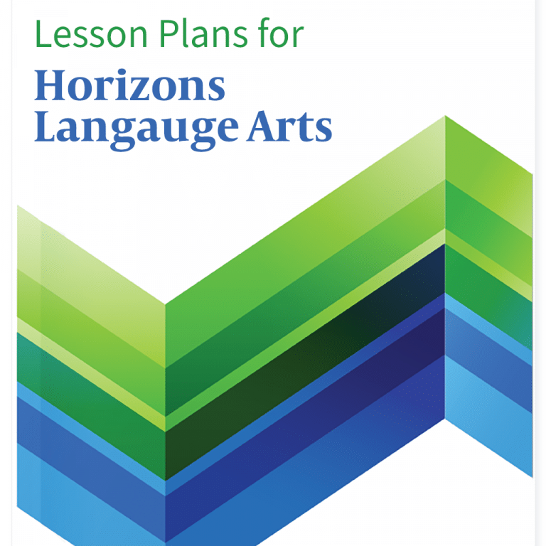 Horizons Language Arts lesson plan button for homeschool planet