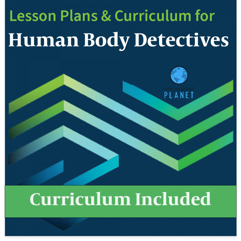 Homeschool Planet Human Body Detectives lesson plans and curriculum button