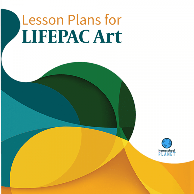 Homeschool Planner Lifepac Art lesson plan button