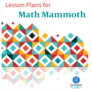 Homeschool Planner Math Mammoth lesson plan button