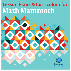 Homeschool Planet Math Mammoth lesson plans and curriculum button
