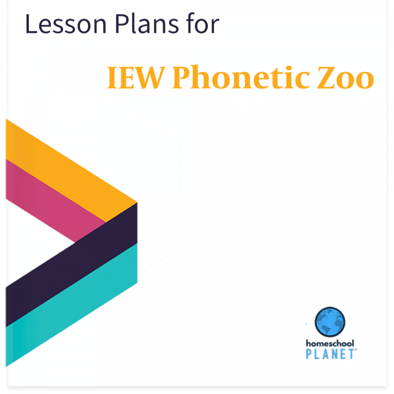 IEW Phonetic Zoo lesson plan button for homeschool planet
