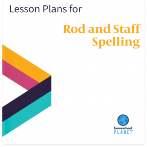 Rod and Staff Spelling lesson plan button for homeschool planet