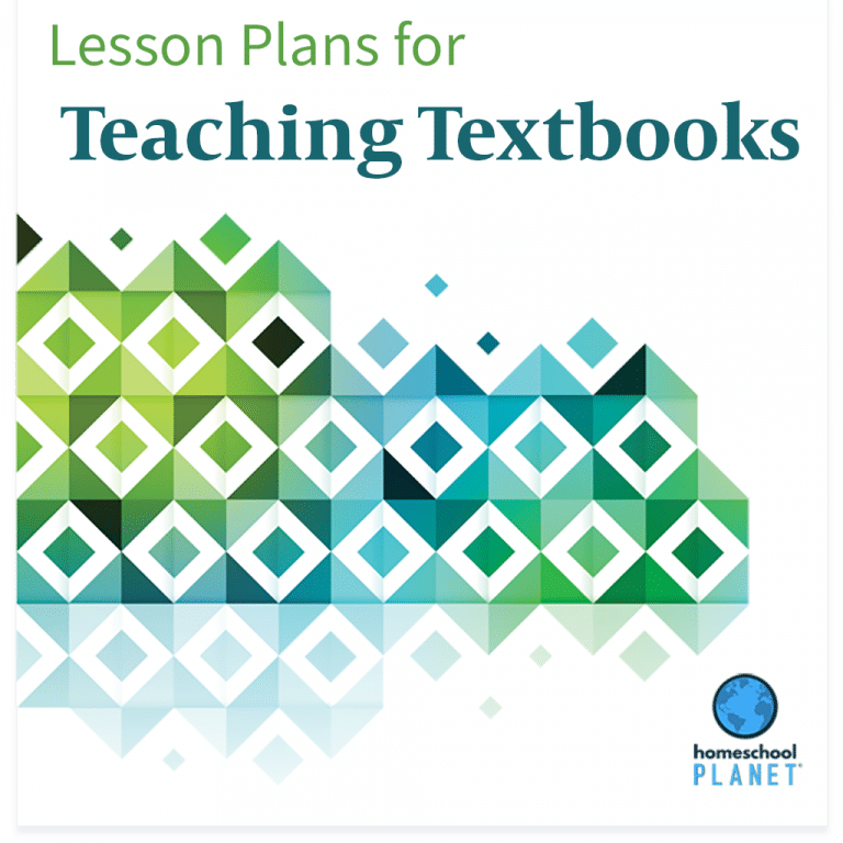 Homeschool Planet Teaching Textbooks lesson plan button