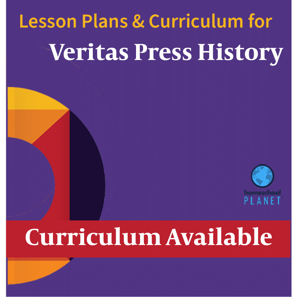 Homeschool Planet Veritas Press History lesson plans and curriculum button
