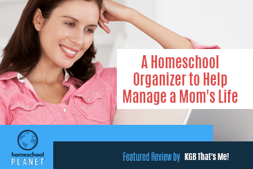 Homeschool Planet review by KGB That's Me Kelly Burgess button