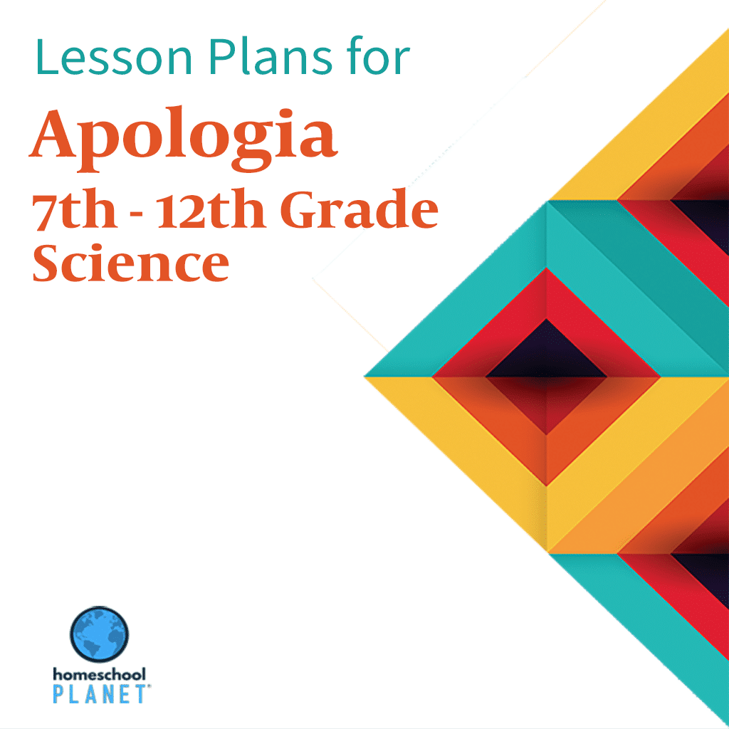 Apologia Science 7th-12th Grade lesson plan button for homeschool planet