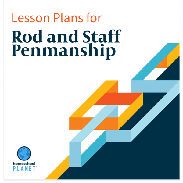 Lesson Plans for Rod and Staff Penmanship Homeschool