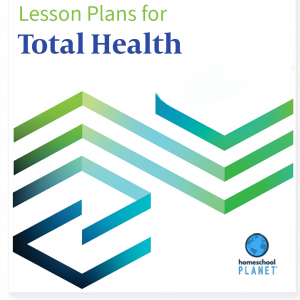 Total Health lesson plan button for homeschool planet