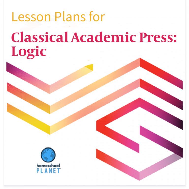 Homeschool Planner Classical Academic Press Logic lesson plan button