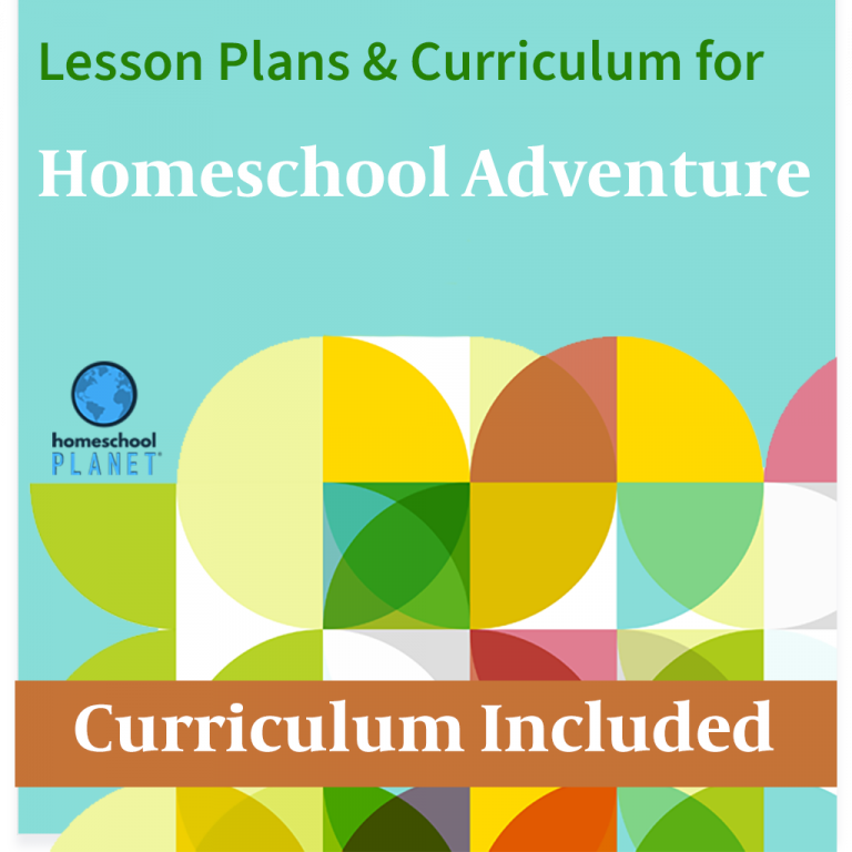 Homeschool Planet Homeschool Adventure lesson plans and curriculum button