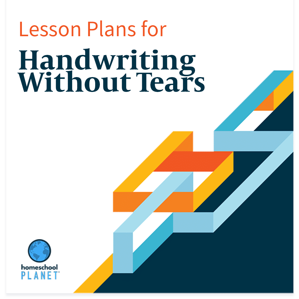Homeschool Planner Handwriting Without Tears lesson plans button