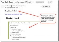 Homeschool Planner Draw Write Now Daily Digest button