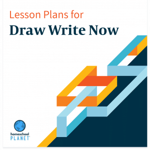 Homeschool Planner Draw Write Now lesson plans button