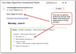 Homeschool Planet Song School Spanish Daily Digest button