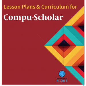 Homeschool Planet Compu-Scholar lesson plans and curriculum button