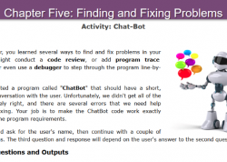 CompuScholar Chapter Five: Finding and Fixing Problems