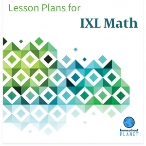 Homeschool Planet IXL Math lesson plans button