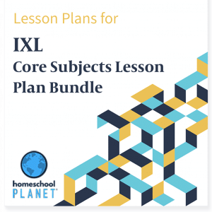 Homeschool Planet IXL Core Subjects lesson plans button