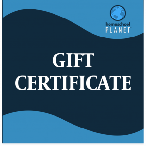 Homeschool Planner gift certificate button
