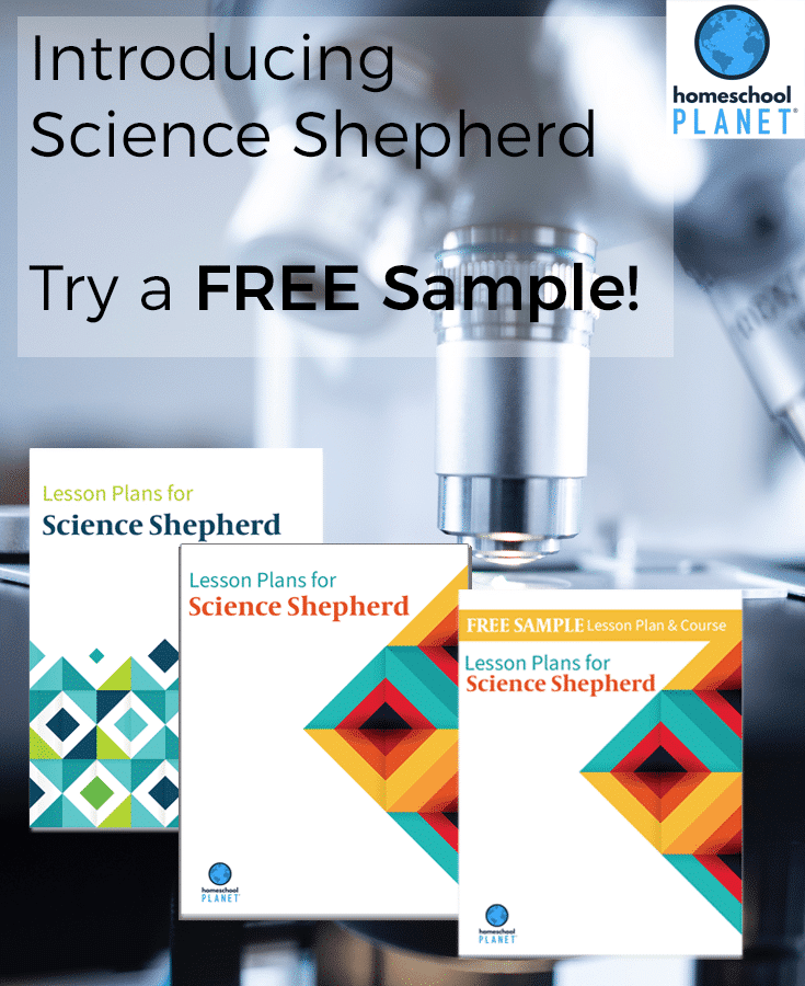Homeschool Planet- Science Shepherd free sample button
