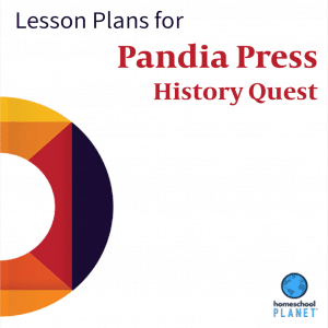 Homeschool Planner Pandia Press History Quest lesson plans button