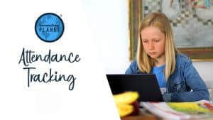 Attendance Tracking in your homeschool planner