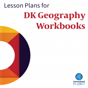 Homeschool Planner DK Geography Workbooks lesson plans button