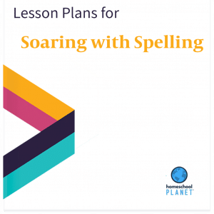 Homeschool Planner Soaring with Spelling lesson plans button