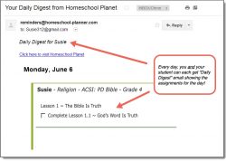 Homeschool Planet ACSI Bible Daily Digest button