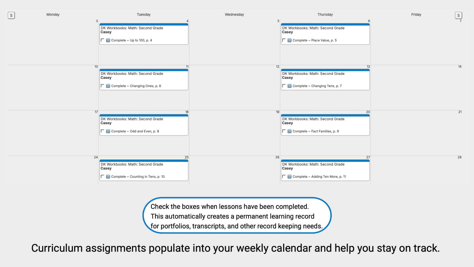 DK Math Workbooks Weekly View