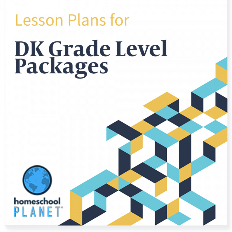 Homeschool Planner DK Grade Level Packages lesson plans button
