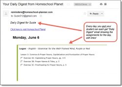 Homeschool Planet WTM Grammar Daily Digest button