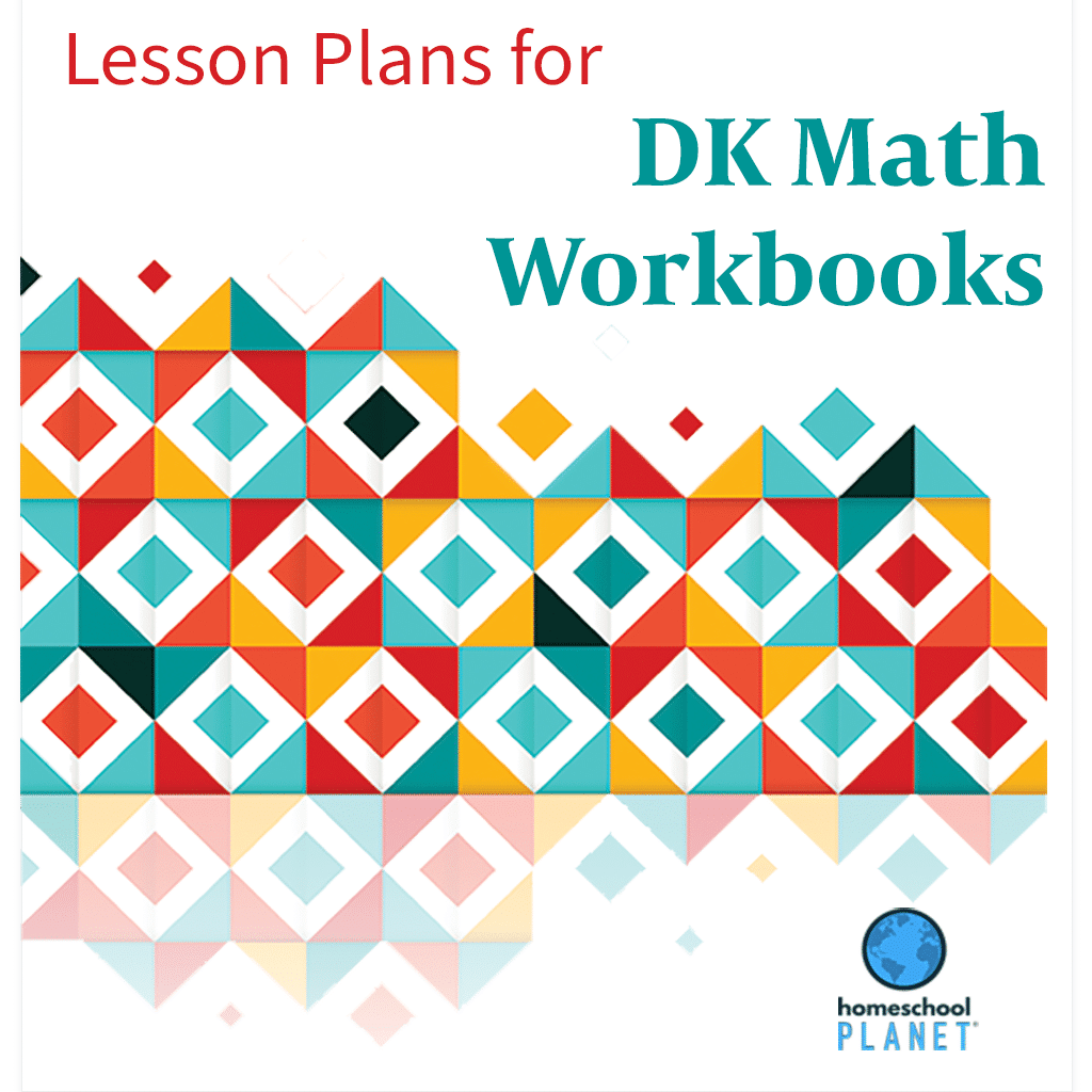 Homeschool Planner DK Math Workbooks lesson plans button