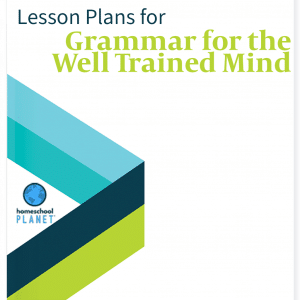 Homeschool Planner Grammar for the Well Trained Mind lesson plans button