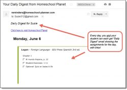 Homeschool Planet BJU Spanish Daily Digest button