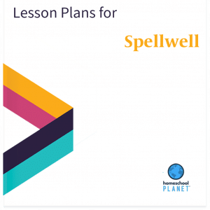 Homeschool Planner Spellwell lesson plans button