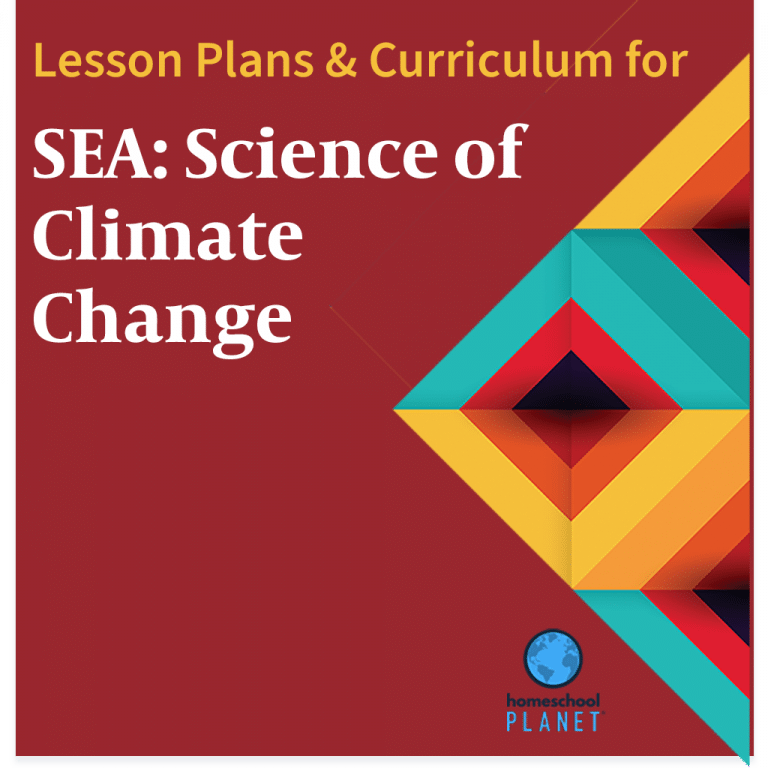 SEA: The Science of Climate Change lesson plans and curriculum button for Homeschool Planet