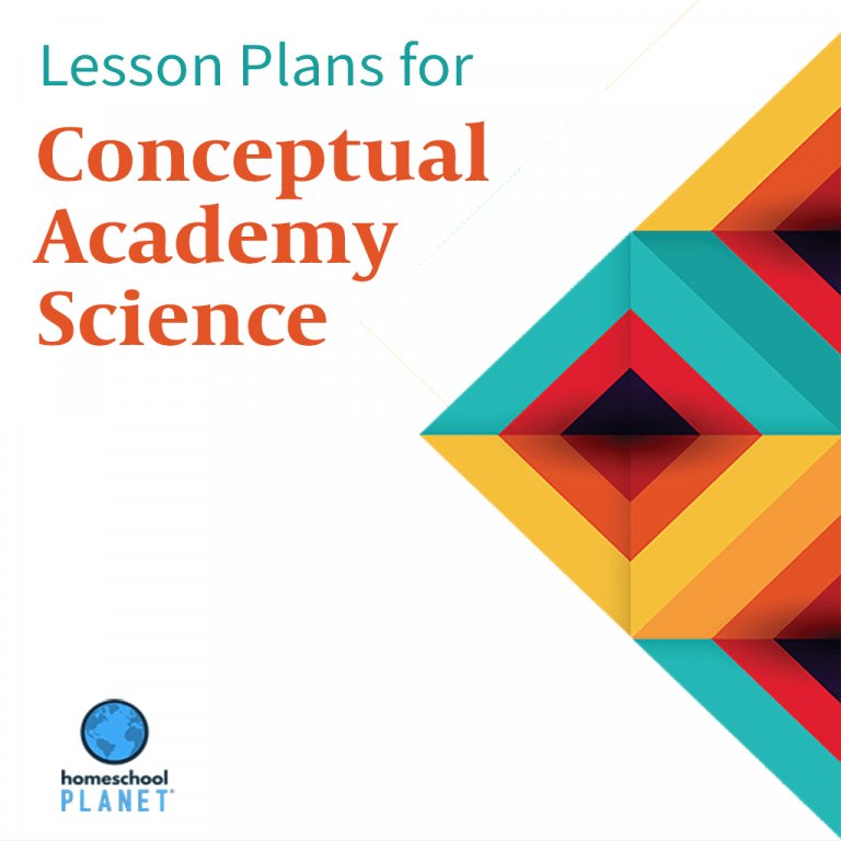 Homeschool Planet Conceptual Academy Science lesson plans button